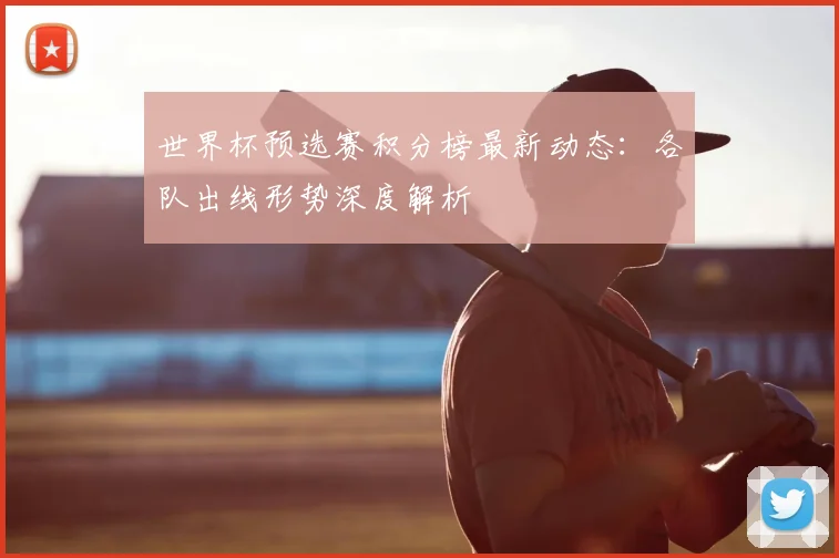世界杯预选赛积分榜最新动态：各队出线形势深度解析